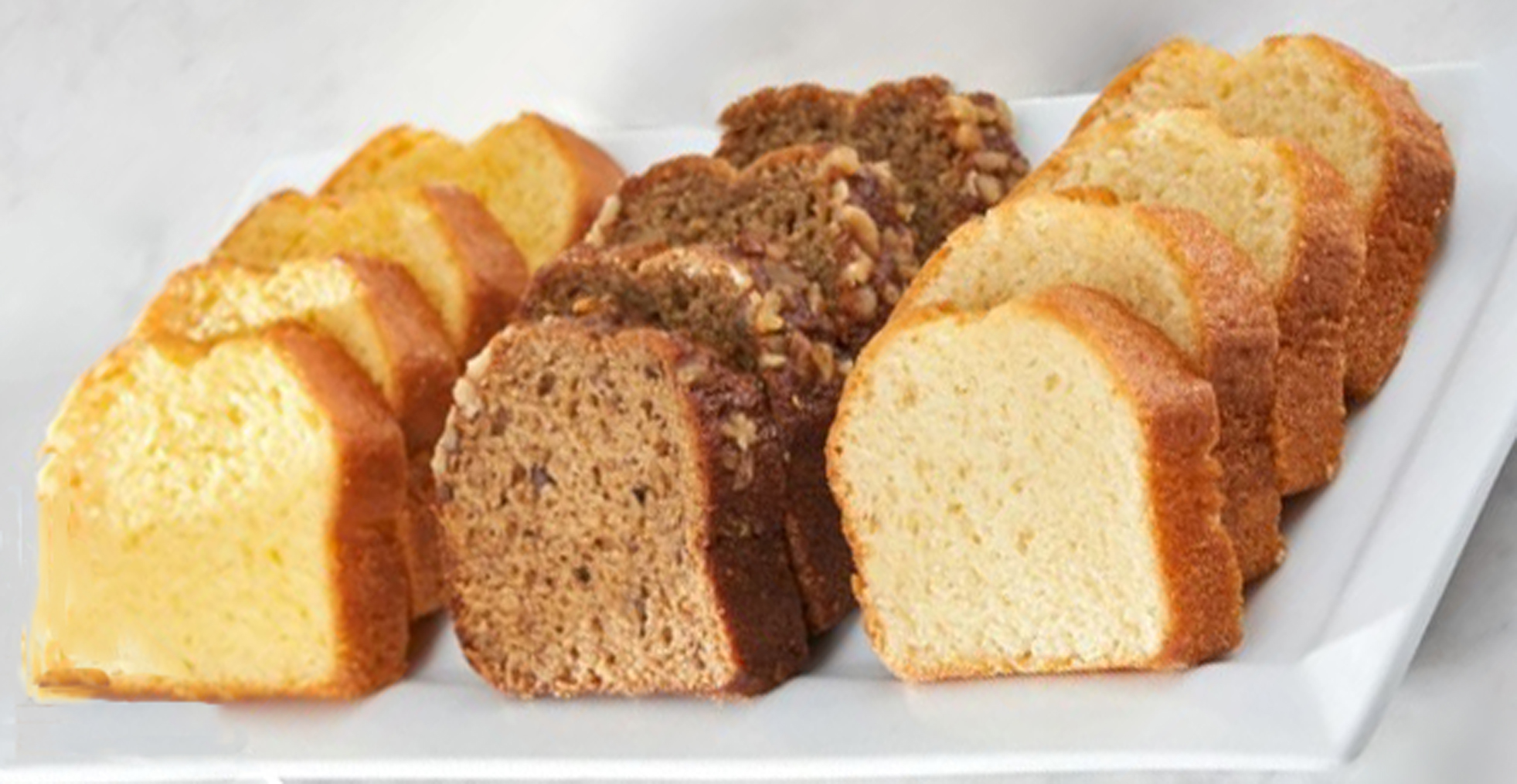 Benson's cakes sliced