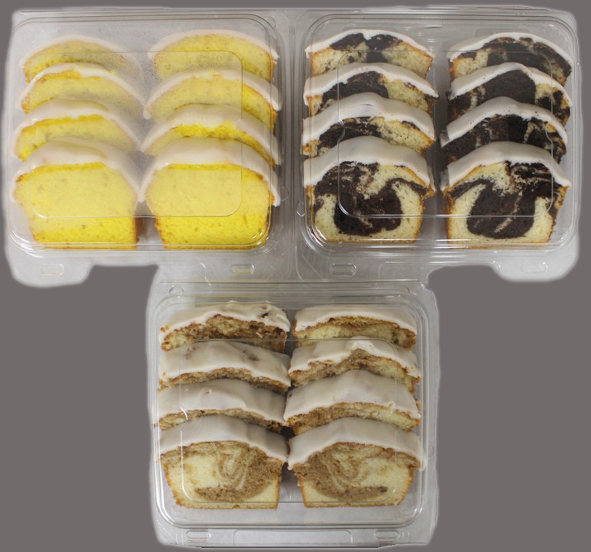 Benson's iced sliced cake